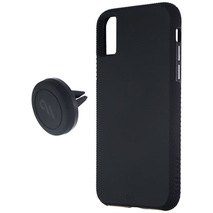 Case-Mate Tough Hard Case + Magnetic Car Mount for Apple iPhone Xs/X - Black