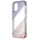 Coach Protective Case for iPhone 12 mini - Diagonal Stripe Metallic Pink/Purple - New