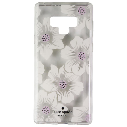 Kate Spade Hardshell Case for Samsung Galaxy Note9 - Clear/Hollyhock Floral/Gems (2)
