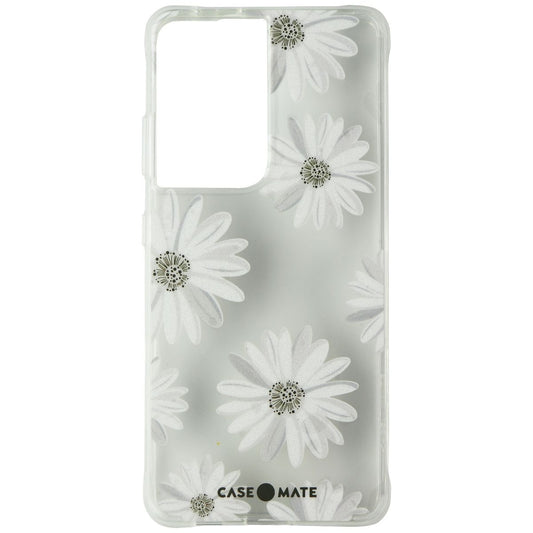 Case-Mate Prints Series Case for Samsung Galaxy S21 Ultra 5G - Glitter Daisies (2)