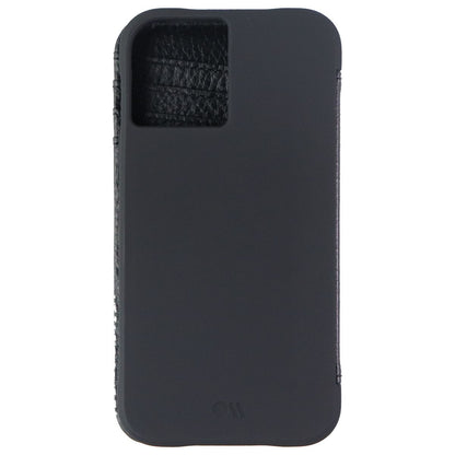 Case-Mate Tough Wallet Folio Case for Apple iPhone 12 Mini - Black Leather (2)