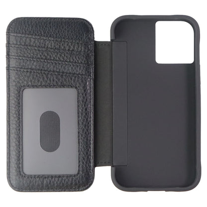 Case-Mate Tough Wallet Folio Case for Apple iPhone 12 Mini - Black Leather (3)