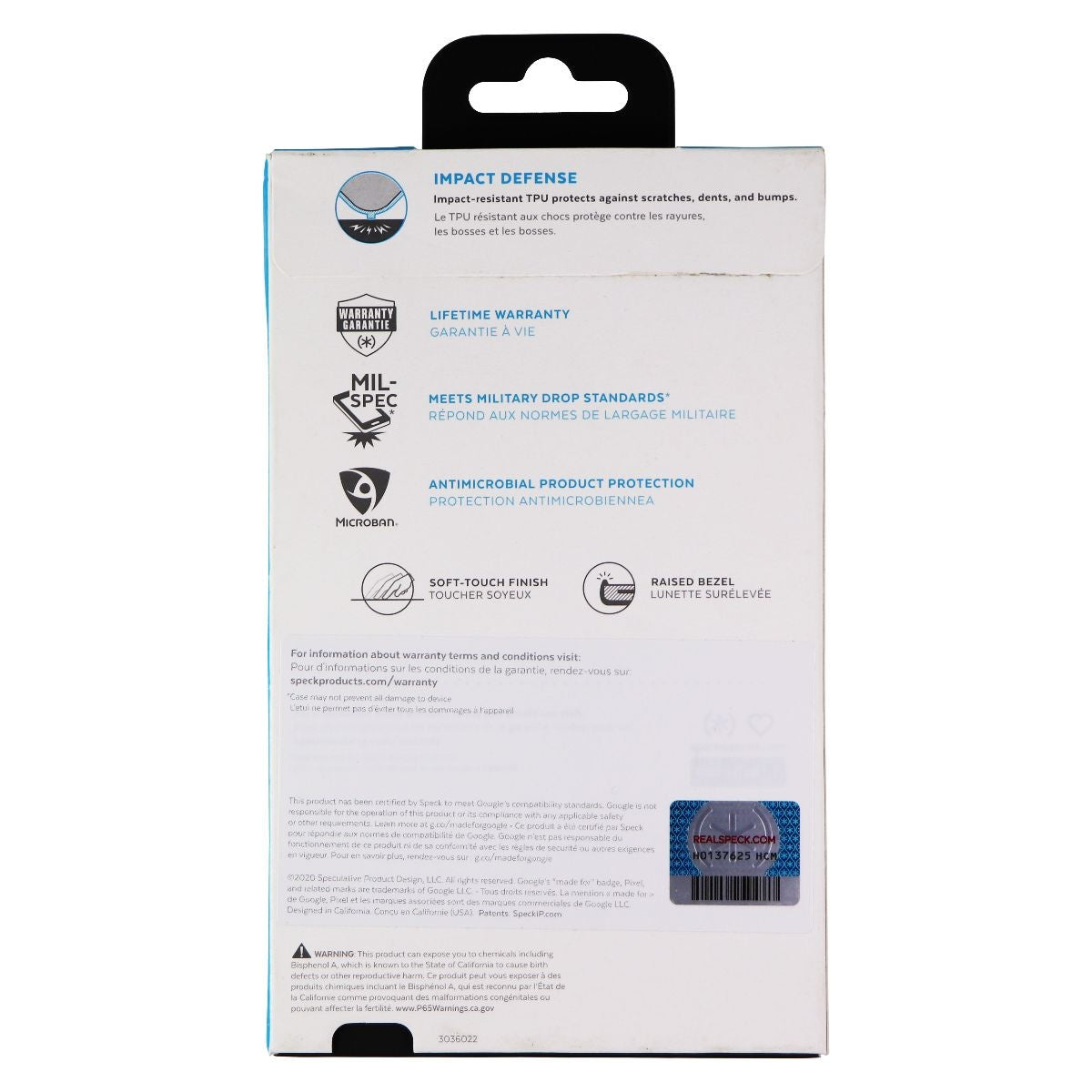 Speck Presidio ExoTech Series Case for Google Pixel 4a - Coastal Blue (3)