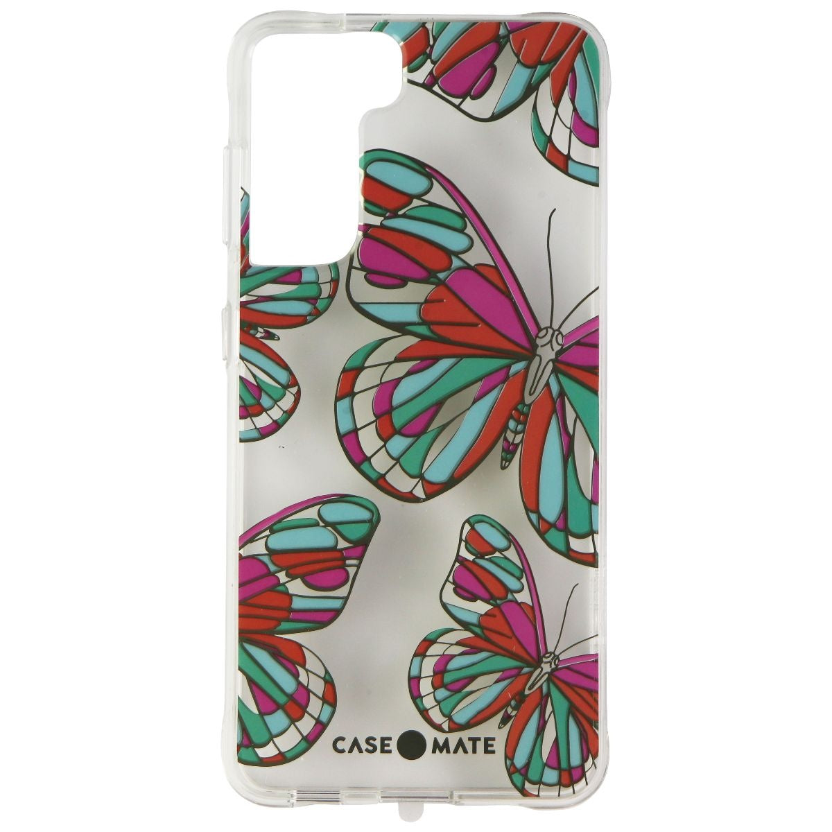Case-Mate Prints Hardshell Case for Samsung Galaxy S21 5G - Butterflies/Clear (2)