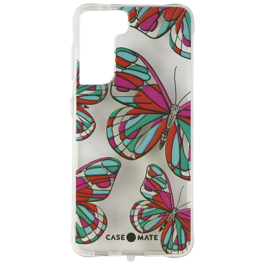 Case-Mate Prints Hardshell Case for Samsung Galaxy S21 5G - Butterflies/Clear (2)