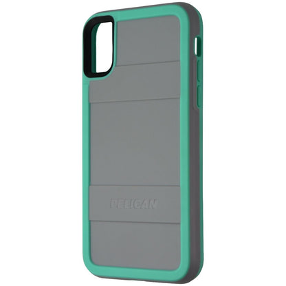 Pelican Protector Series Hard Case for Apple iPhone Xs/X - Gray/Aqua