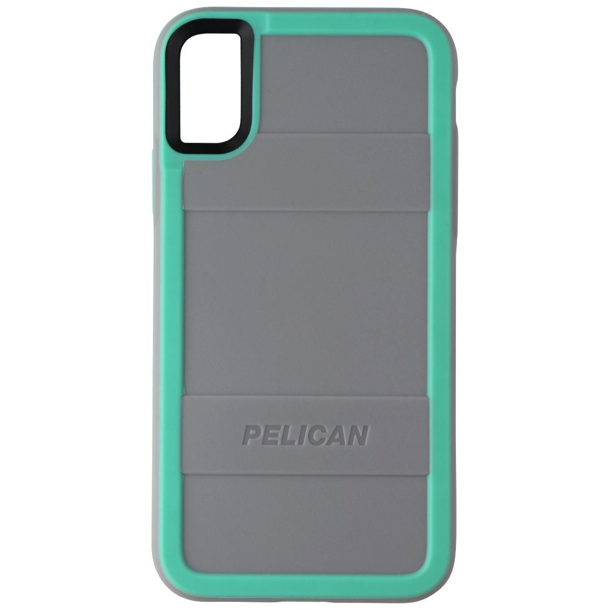 Pelican Protector Series Hard Case for Apple iPhone Xs/X - Gray/Aqua (2)