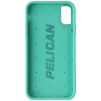 Pelican Protector Series Hard Case for Apple iPhone Xs/X - Gray/Aqua (3)