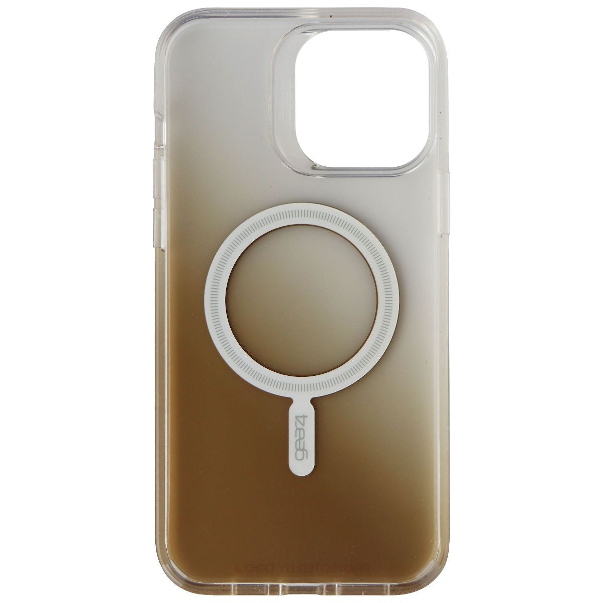 ZAGG Milan Snap Case for MagSafe for Apple iPhone 13 Pro Max - Gold/Clear (3)