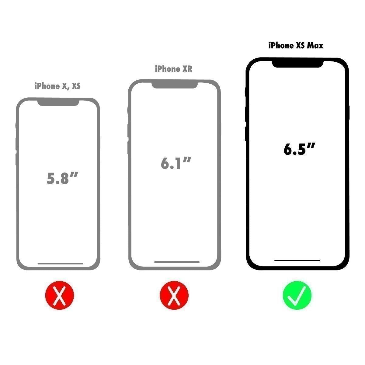 Sonix Hybrid Case for Apple iPhone Xs Max - Clear / Ditsy Daisy (White Flowers) (2)