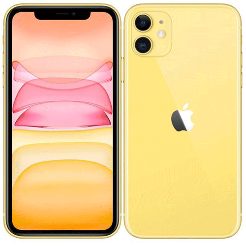 Eco-Deals - iPhone 11 Yellow 128GB (Unlocked) - NO Face-ID - Plug.tech