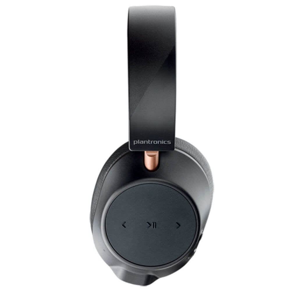 Plantronics BackBeat GO 810 Wireless Headphones, Active Noise Canceling Over Ear Headphones, Navy Blue - Plug.tech