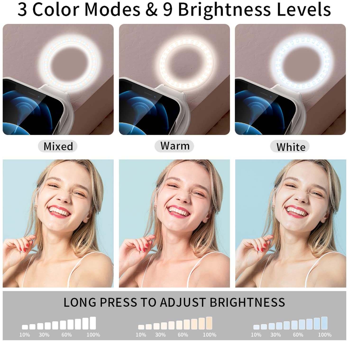 LED Ring Light Case For iPhones - Plug.tech
