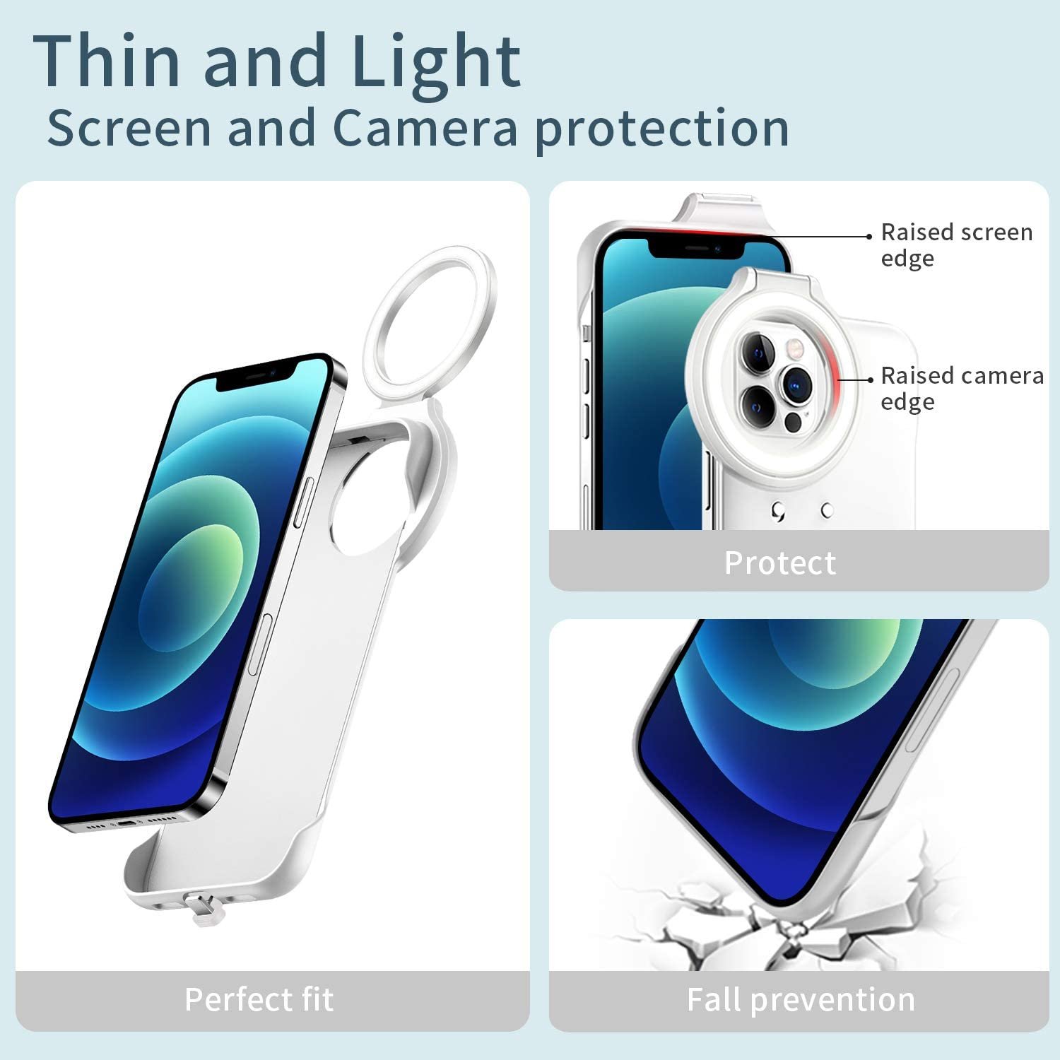 LED Ring Light Case For iPhones - Plug.tech