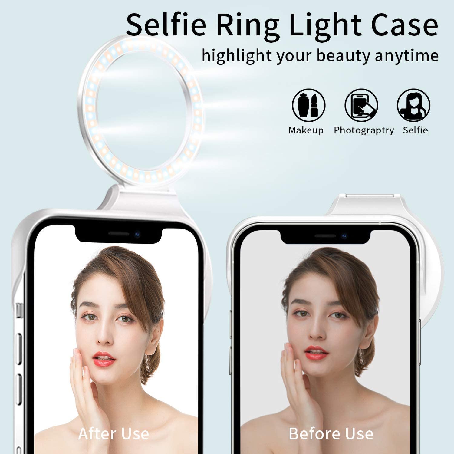 LED Ring Light Case For iPhones - Plug.tech