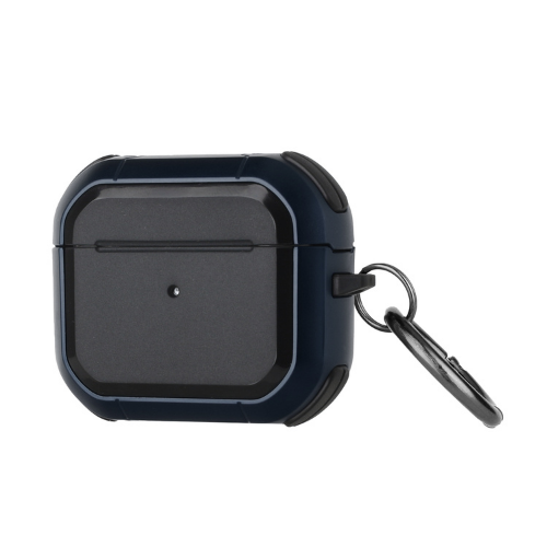 AirPods Pro Case - Premium Rugged ShockProof Hybrid With Metal Hook Case Cover - Black