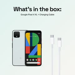 Google Pixel 4 XL Just Black 64GB (Unlocked) – Plug
