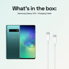 Samsung Galaxy S10 128GB - White (Unlocked) – Plug