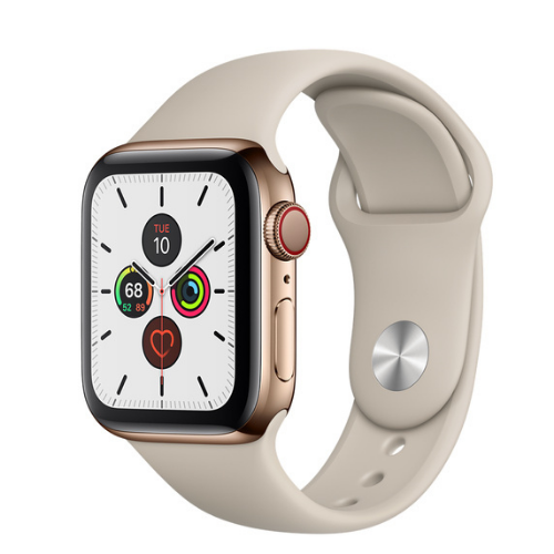 Apple Watch Series 5 40MM Stainless Steel Gold (Cellular) - Plug.tech