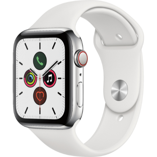 Apple Watch Series 5 40MM Stainless Steel Silver (Cellular) - Plug.tech