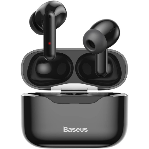 Baseus Active Noise Cancelling Wireless Earbuds with ANC - S1 - Black- AirPods Alternative