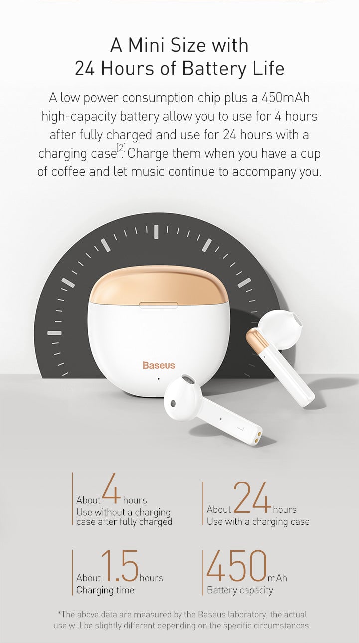 Baseus AirNora Encok True Wireless Earphones - W2