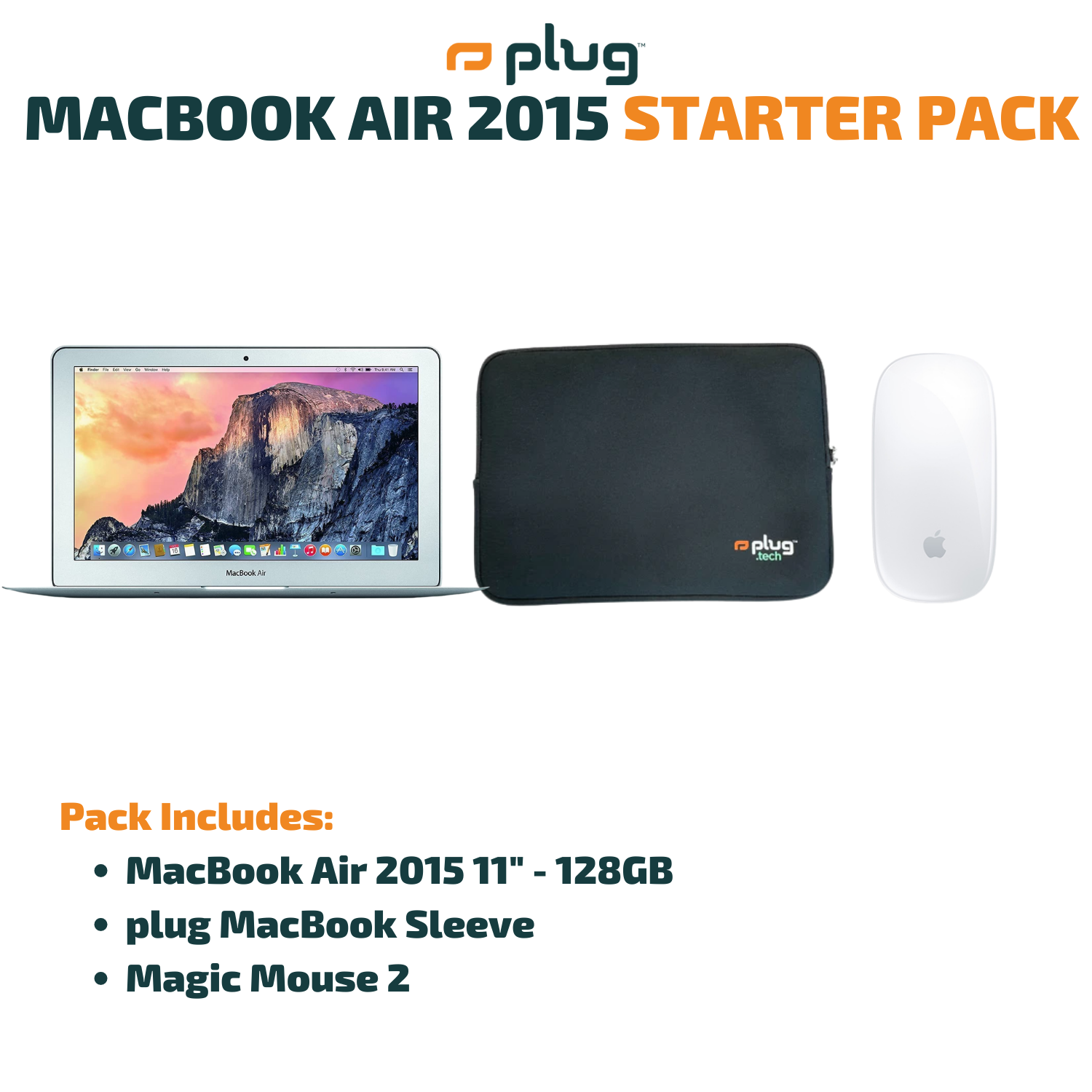 MacBook Air 2015 - Starter Pack with Magic Mouse