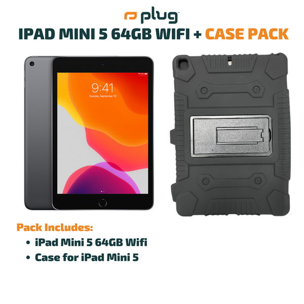 iPad Mini 5 64GB Wifi + Case Pack
