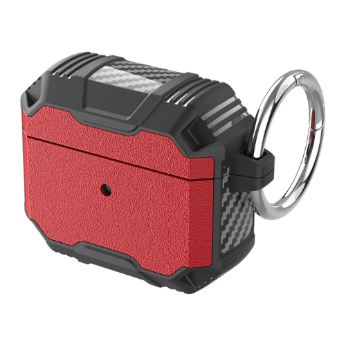 AirPods 3rd Gen Case - Heavy Duty Hybrid Case Cover - Red/Black