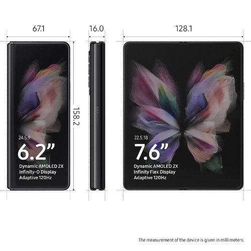 Samsung Galaxy Z Fold 3 (5G) - Phantom Black