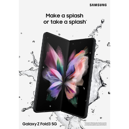 Samsung Galaxy Z Fold 3 256GB (5G) - Phantom Black