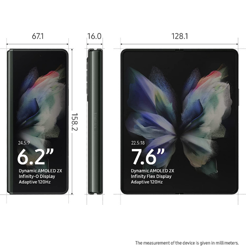 Samsung Galaxy Z Fold 3 (5G) - Phantom Green