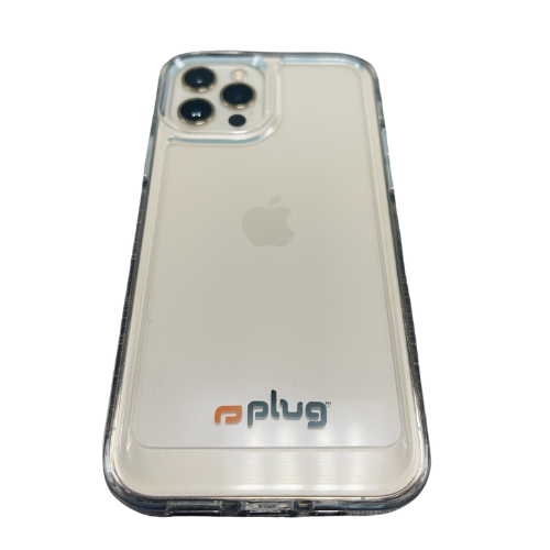 Plug Clear Case - Funda protectora rígida para iPhone