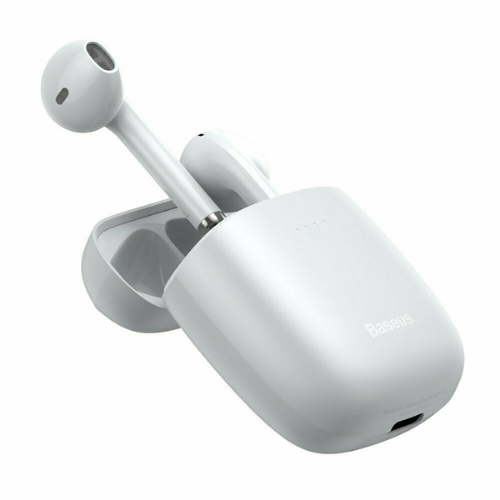 Baseus Encok True Wireless Earphones W04 Pro - White - Airpods Alternative