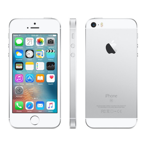 iPhone SE Silver 32GB (Unlocked) - Plug.tech