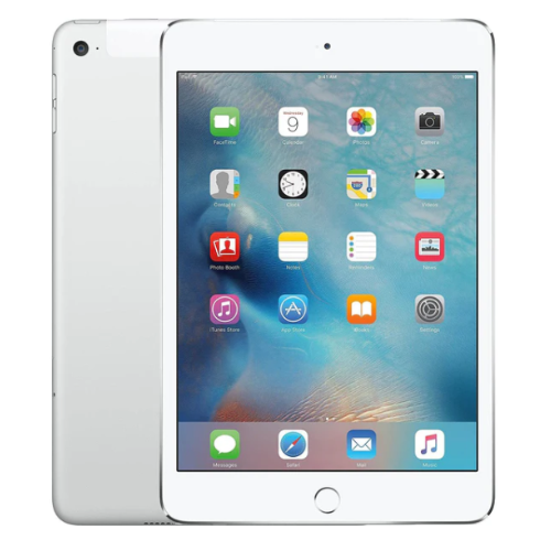 iPad mini (4th Gen, 2015) 128GB - Silver (Wi-Fi + Cellular)