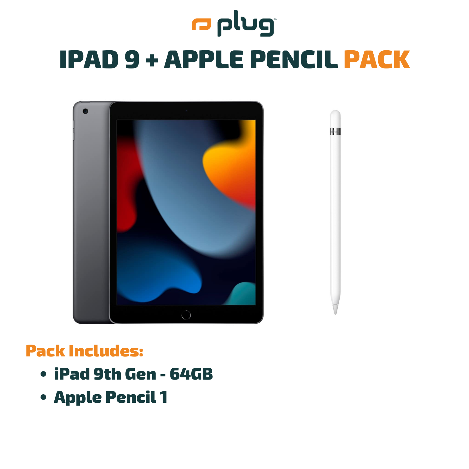 iPad 9th + Apple Pencil Pack