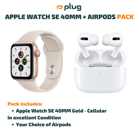Apple Watch SE 40MM Airpods Pack